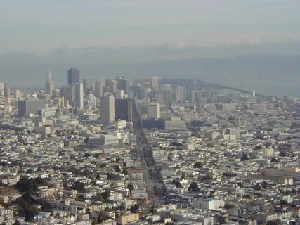 Downtown San Francisco from Twin Peaks lookout<br>Location: <a href="https://www.google.com/maps/search/?api=1&query=37.75494,-122.44665" target="_new">Twin Peaks lookout</a>